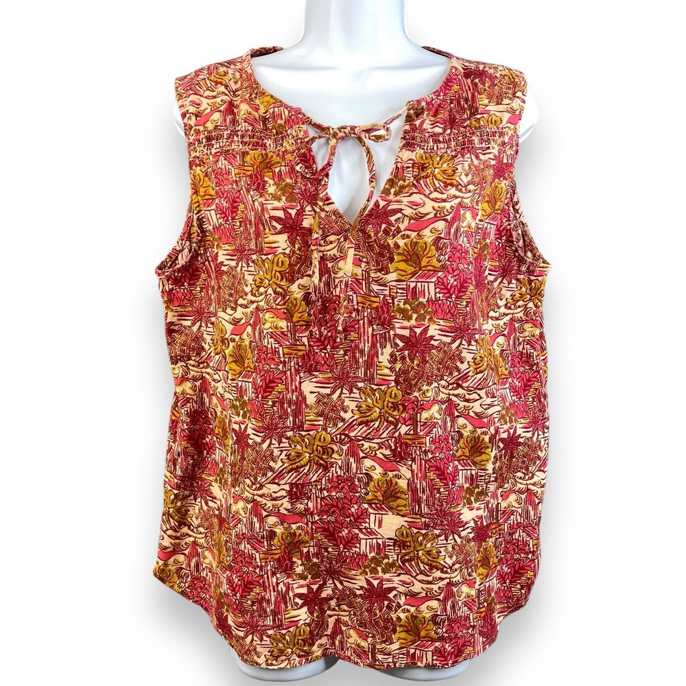 Joie Womens Blouse Sleeveless Size Medium Printed